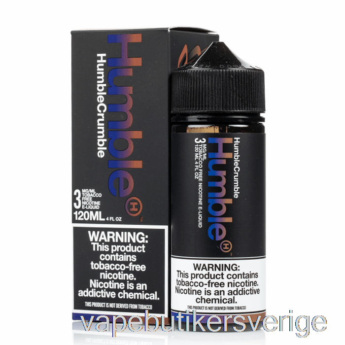 Vape Sverige Humble Crumble - Humble Juice Co. - 120ml 0mg